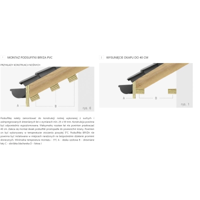 BRYZA Listwa PVC typu 